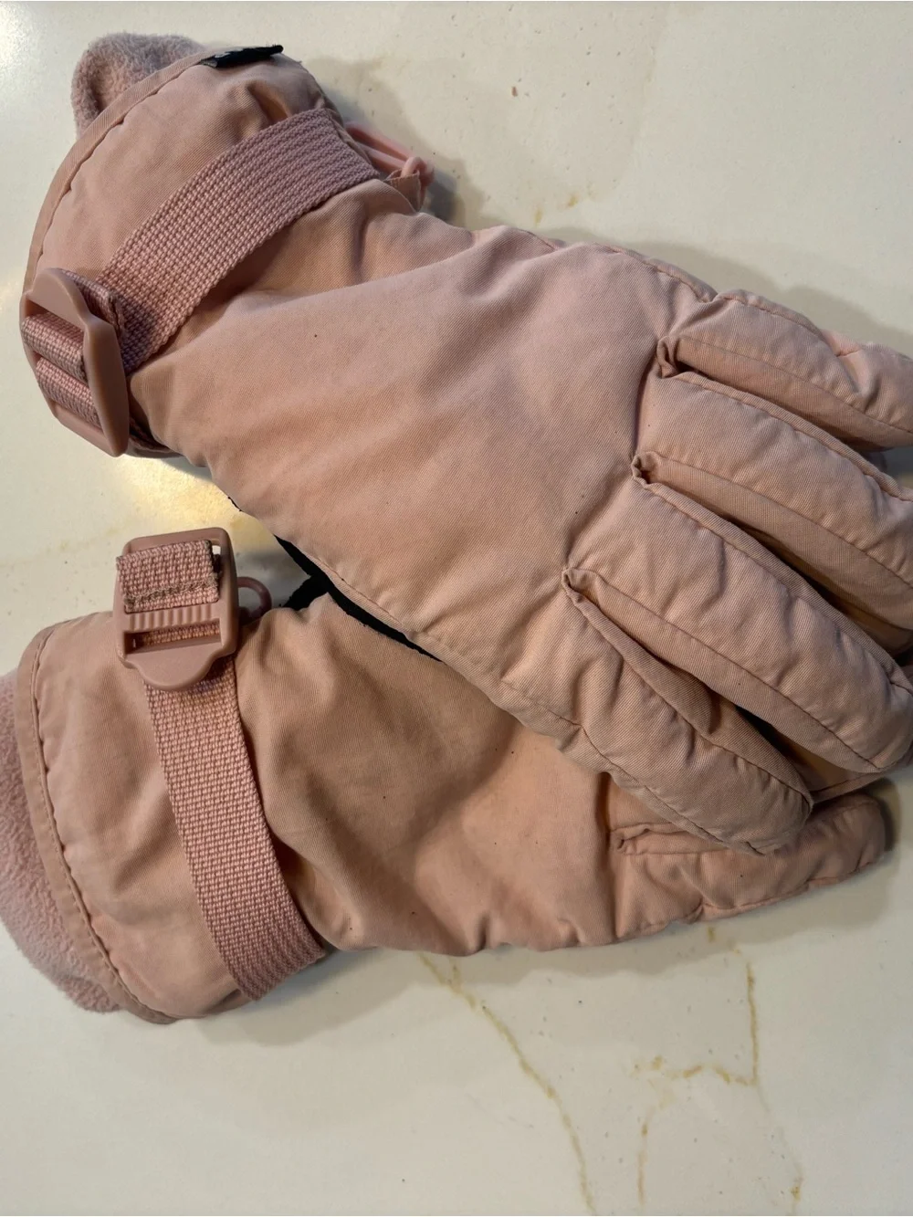 GAP Pink Fleece-Lined Kids Gloves